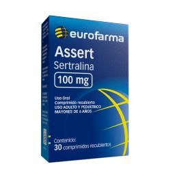 Assert Sertralina 100 mg - Cont. 30 Comprimidos Recubiertos