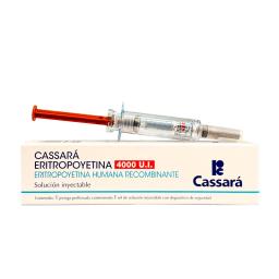 Eritropoyetina 4000 U.I. Cassará - Cont. 1 Jeringa Prellenada