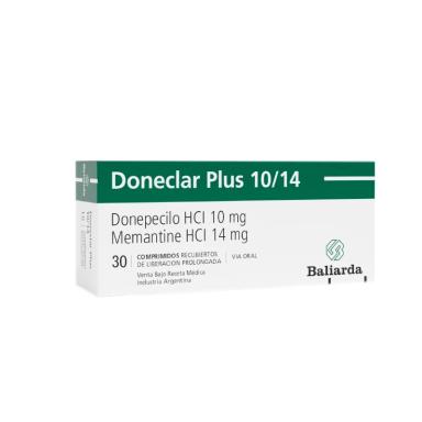 Doneclar Plus 10/14 Donepecilo HCI 10 mg - Cont. 30 Comprimidos Recubiertos