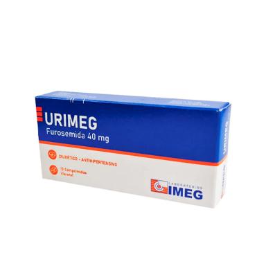 Urimeg Furosemida 40 mg - Cont. 10 Comprimdos