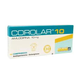 Corolar Amlodipina 10 mg - Caja de 30 Comprimidos
