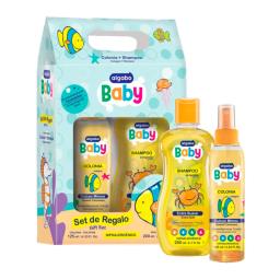 Set de Regalo Shampoo 200ml + Colonia 125ml Algabo Baby