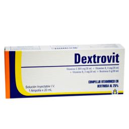 Dextrovit Vitamina C 800 mg/20 mL - Solucion Inyectable 1 Ampolla x 20 mL