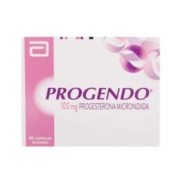 Progendo 100 mg Progesterona Micronizada - Caja de 30 Capsulas Blandas