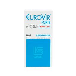 EuroVir Forte - Aciclovir 400mg/5ml - Contenido de 100 ml