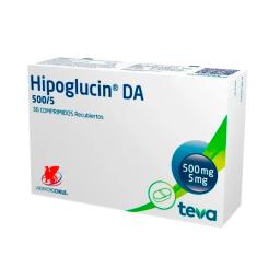 Hipoglucin DA 500/5 mg  - Caja de 30 comprimidos recubiertos