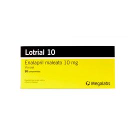 Lotrial 10 Enalapril Maleato 10 mg - Cont. de 30 Comp.