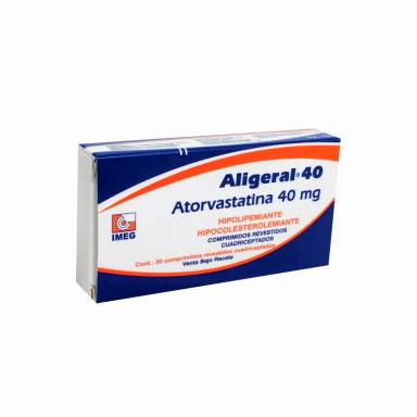 Aligeral Atorvastatina 40 mg - Cont. 30 Comprimidos