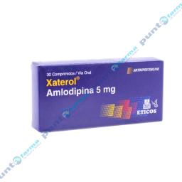 Xaterol Amlodipina 5 mg - Cont. 30 Comprimidos