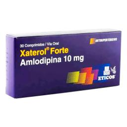 Xaterol Forte Amlodipina 10 mg - Caja 30 comprimidos