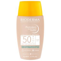 Protector Solar Photoderm Nude Touch SPF 50+ Teinte Claire Bioderma - 40 mL