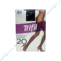 Pantimedias Classica Europeu Nro.20 EG Preto Trifil - Cont. 1 Unidad