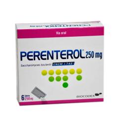 Perenterol 250 mg Saccharomyces Boulardil - Caja de 6 Sobres