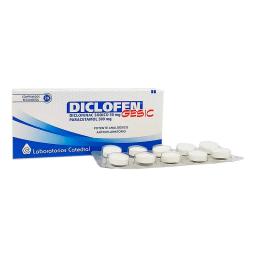 Diclofen Gesic  Diclofenac Sodico 50 mg - Caja de 20 comprimidos recubiertos