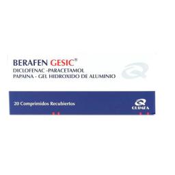Berafen Gesic Diclofenac - Cont. 20 Comprimidos Recubiertos