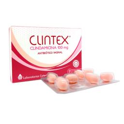 Clintex Clindamicina 100 mg - Caja de 7 Ovulos Vaginales