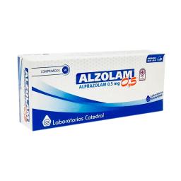 Alzolam 0,5 Alprazolam 0,5 Mg - Caja de 50 Comprimidos