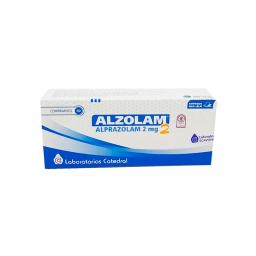 Alzolam 2 Alprazolam 2 mg - Caja de 50 Comprimidos