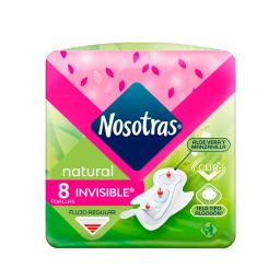 Toallas Femeninas Natural Invisible Nosotras - Cont.8 unidades