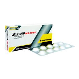 Liparex Duo Forte - Contenido de 30 comprimidos recubiertos