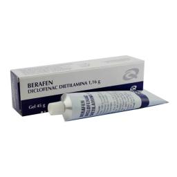 Gel BERAFEN - Diclofenac Dietilamina  - Contiene 45g