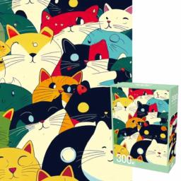 Puzzle Grupo de Gatitos CJX -Cont.300 piezas