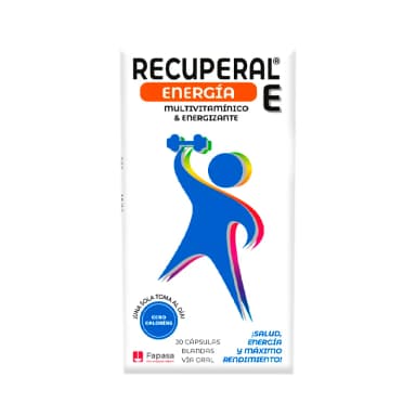 Recuperal E Multivitamínico - Caja de 30 cápsulas blandas