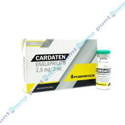 Cardaten Enalaprilato 2,5 mg/2 mL Solucion Inyectable - Caja de 1 Ampolla
