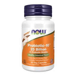 Probiotico - 10 25 Billones Now Foods - Cont.30 capsulas
