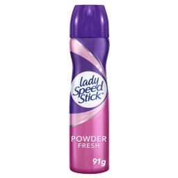 Antitranspirante Aerosol Powder Fresh Lady Speed Stick - Cont.150 mL