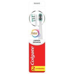 Cepillo De Dientes Colgate Total Limpieza Espumosa Suave - Cont.2 unidades