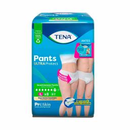 Tena Pants Ultra Protec  L - Cont.8 unidades