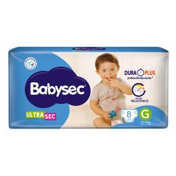 Pañales Ultra Regular G Babysec - Cont.8 unidades