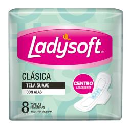 Toalla Clasica Suave Ladysoft - Cont.8 Unidades