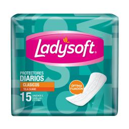 Protectores Diarios Clasicos Ladysoft - Cont.15 unidades