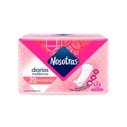 Protectores Multiestilo Nosotras - Cont. 20 unidades
