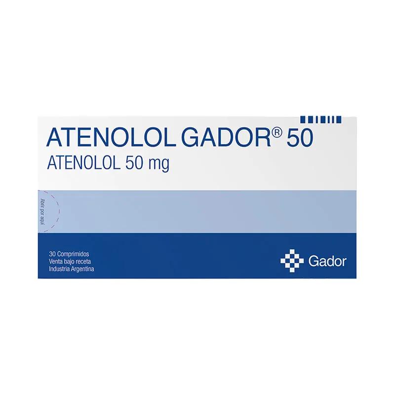 Atenolol Gador 50 mg - Cont. 30 Comprimidos