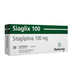 Siaglix Sitagliptina 100 mg - Cont. 30 Comprimidos Recubiertos