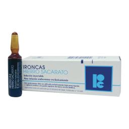 Ironcas / Hierro Sacarato Solución Inyectable - 5 ml.