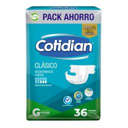 Pañal Clasico G Cotidian - Cont.36 Unidades