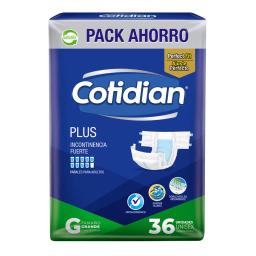 Pañal para Adultos Plus G Cotidian - Cont.36 Unidades