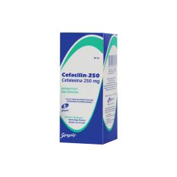 Cefacilin Cefalexina 250 mg - Jarabe de 60 mL