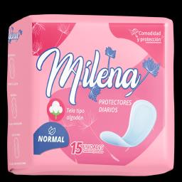 Protector Diario Normal Milena - Cont.15 unidades
