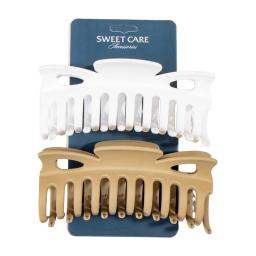 Hebilla Beige + Blanco Sweet Care - Cont. 2 Unidades