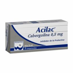 Acilac Cabergolina 0,5 mg - Cont. 2 Comprimidos