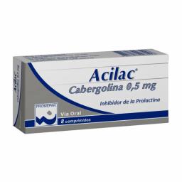 Acilac Cabergolina 0,5 mg - Cont. 8 Comprimidos