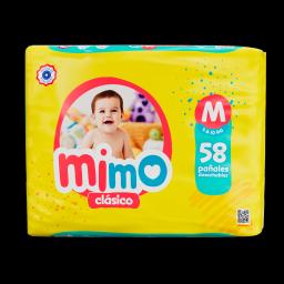 Pañal Clasico Mediano Mimo - Cont.58 unidades