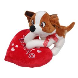 Peluche Perro Tierno con Corazón Kima