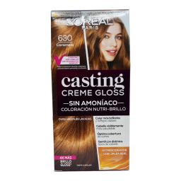 Coloracion crema sin amoniaco Nutri-Brillo Loreal Nro. 630 Caramelo