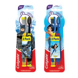 Cepillo Dental Smiles Batman + Wonder - Cont. 2 unidades